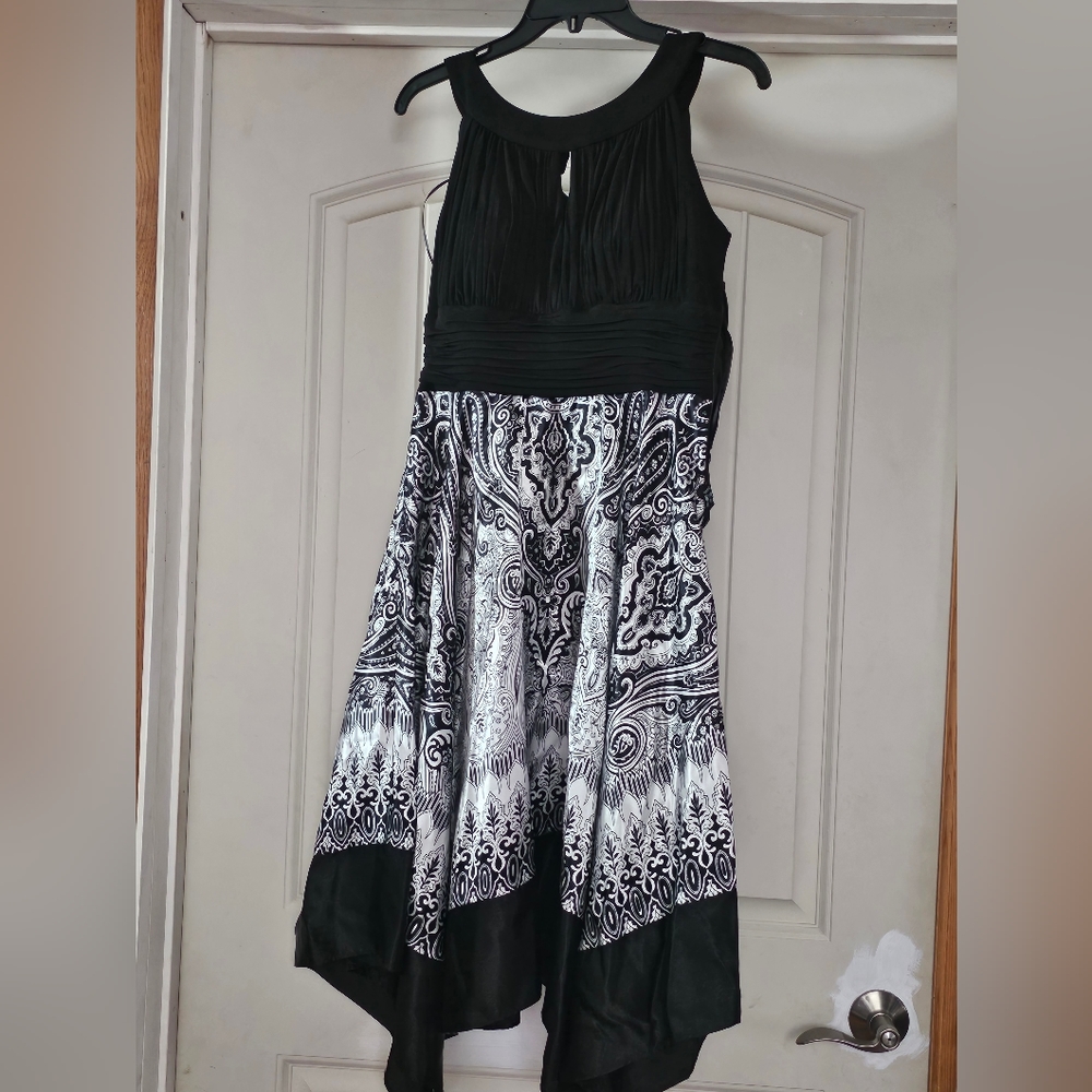 Melrose brand dress, size 10, black and white